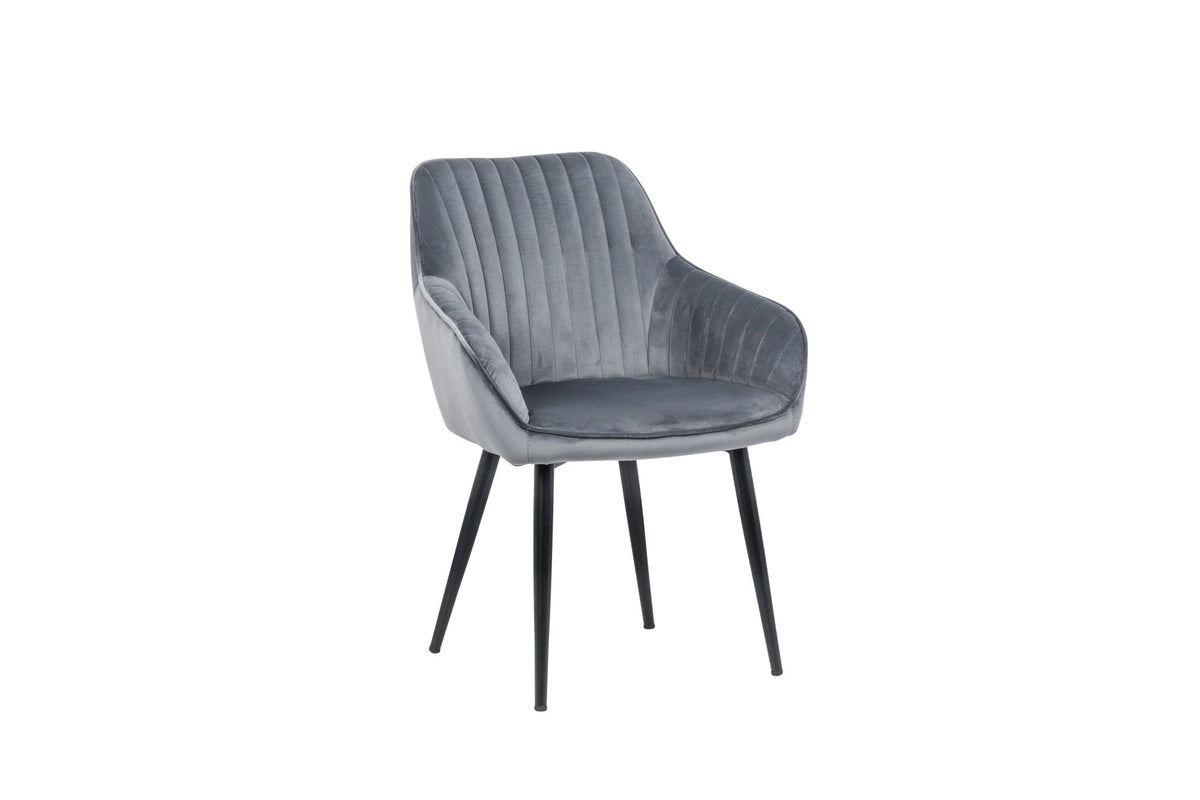 Szék - TURIN ezüstszürke karfás szék
