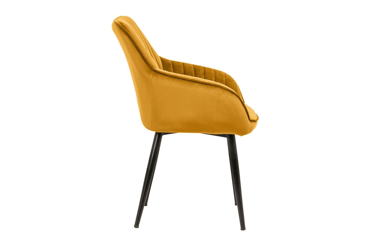 Szék - TURIN sárga karfás szék