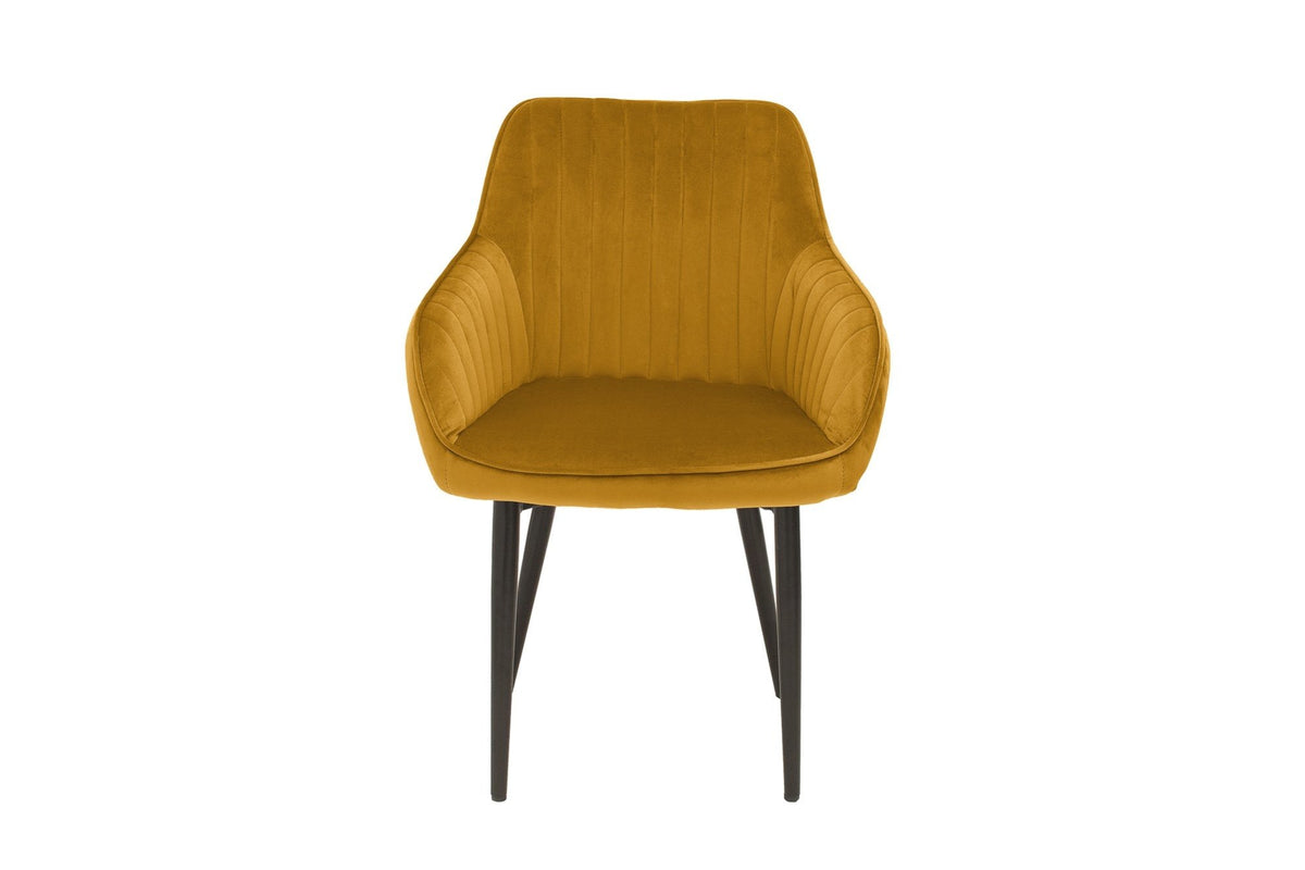 Szék - TURIN sárga karfás szék