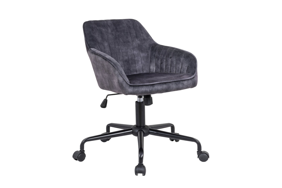 Irodai szék - TURIN szürke bársony irodai szék