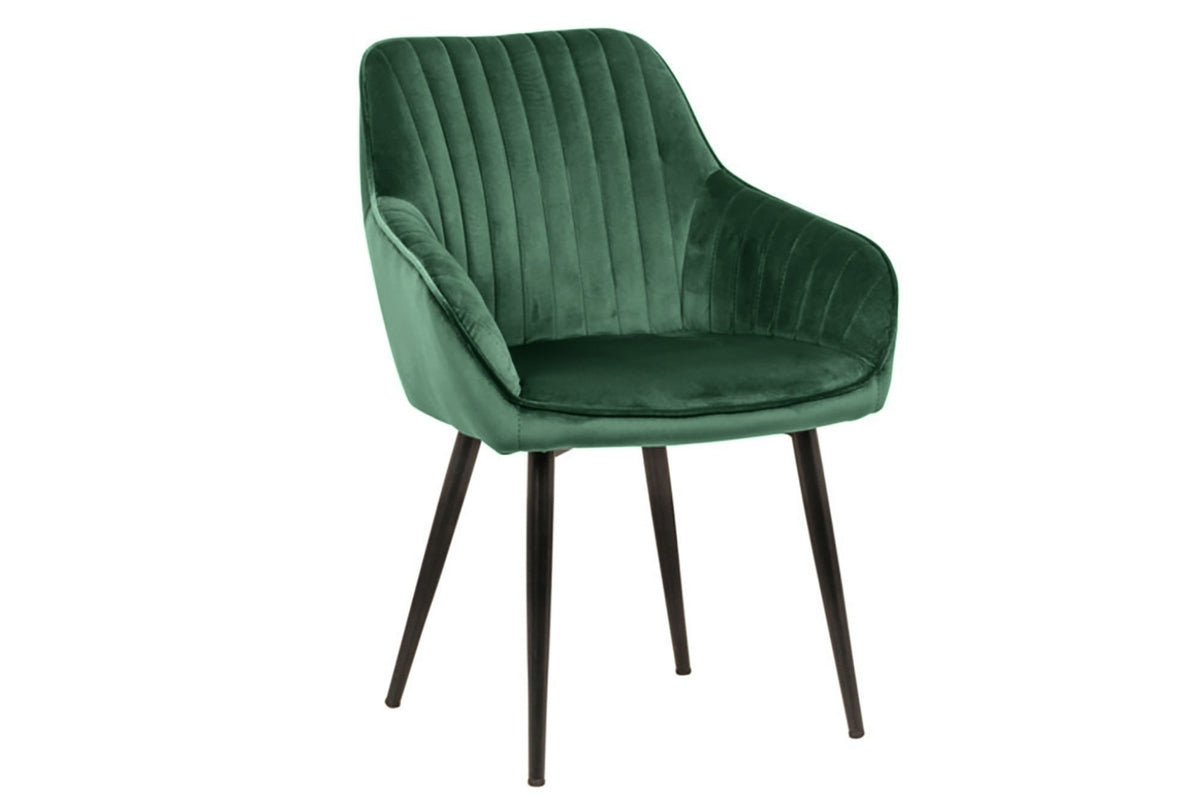 Szék - TURIN zöld karfás szék
