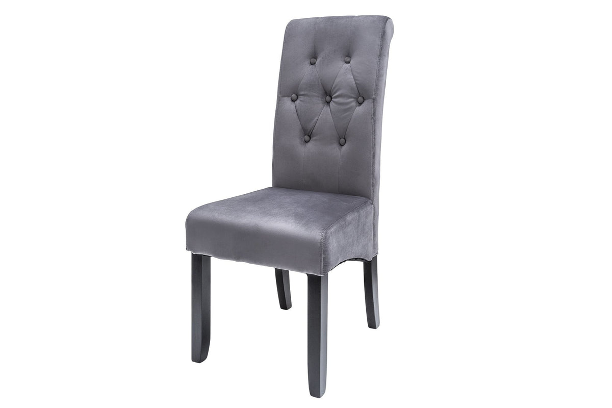 Szék - VALENTINO szürke és fekete szék