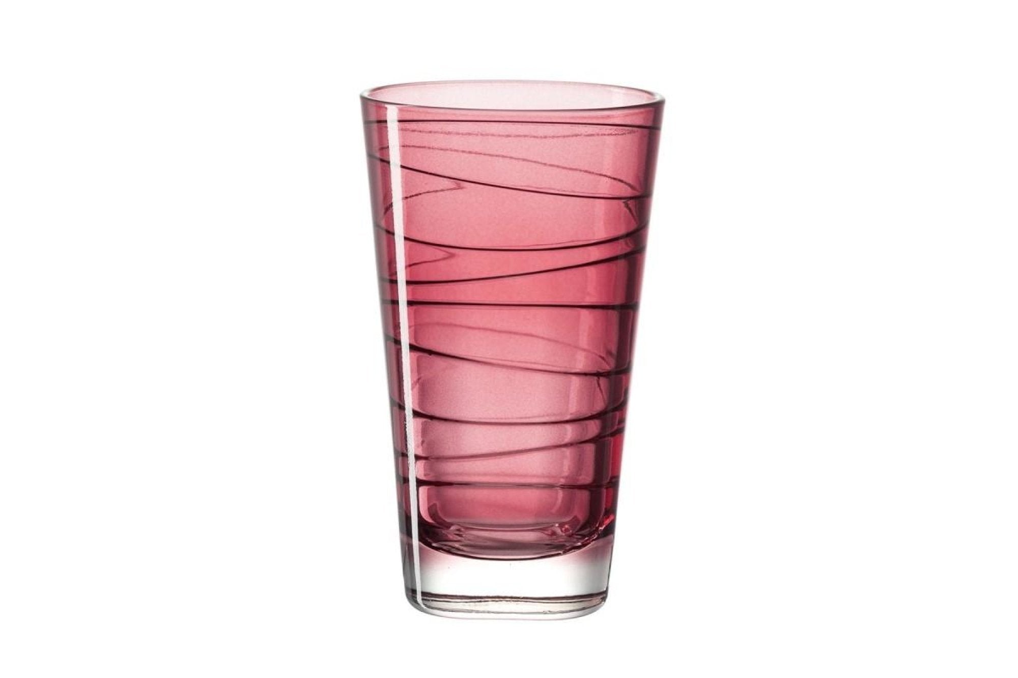 Vizespohár - VARIO pohár üdítős 280ml piros - Leonardo