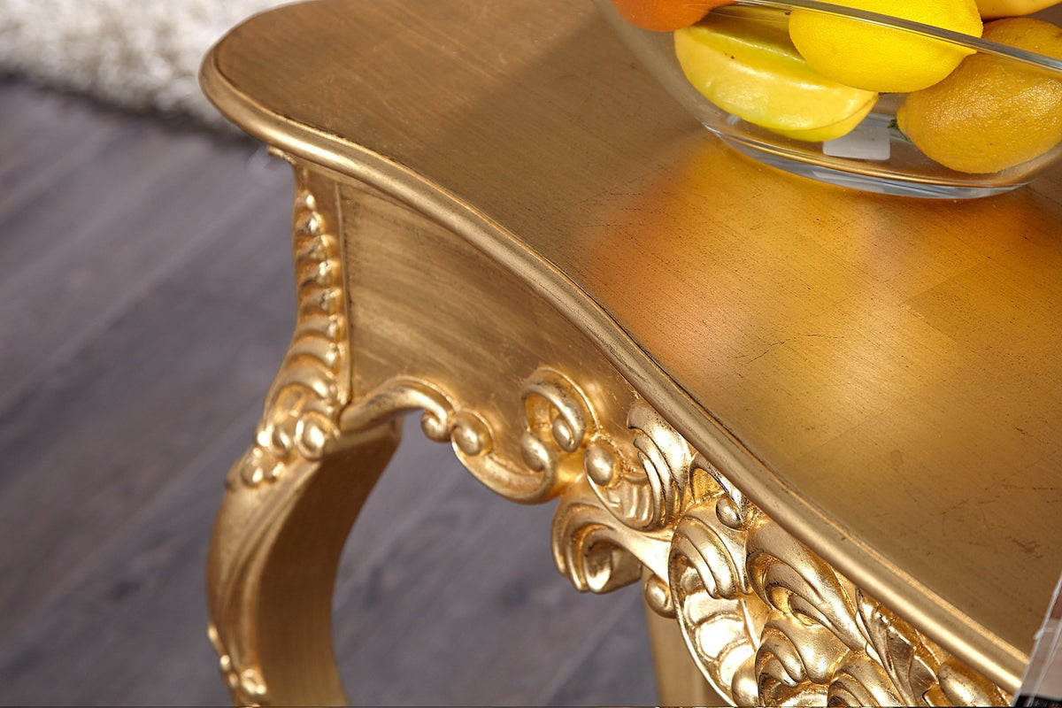 Konzolasztal - VENICE arany konzolasztal 110cm