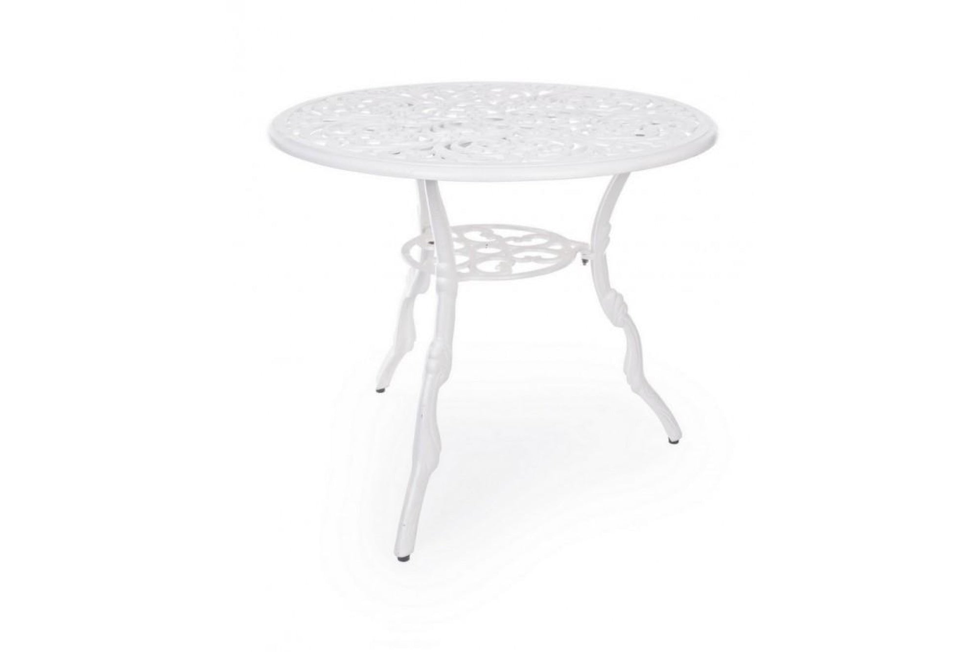 Kerti asztal - VICTORIA fehér alumínium kerti asztal