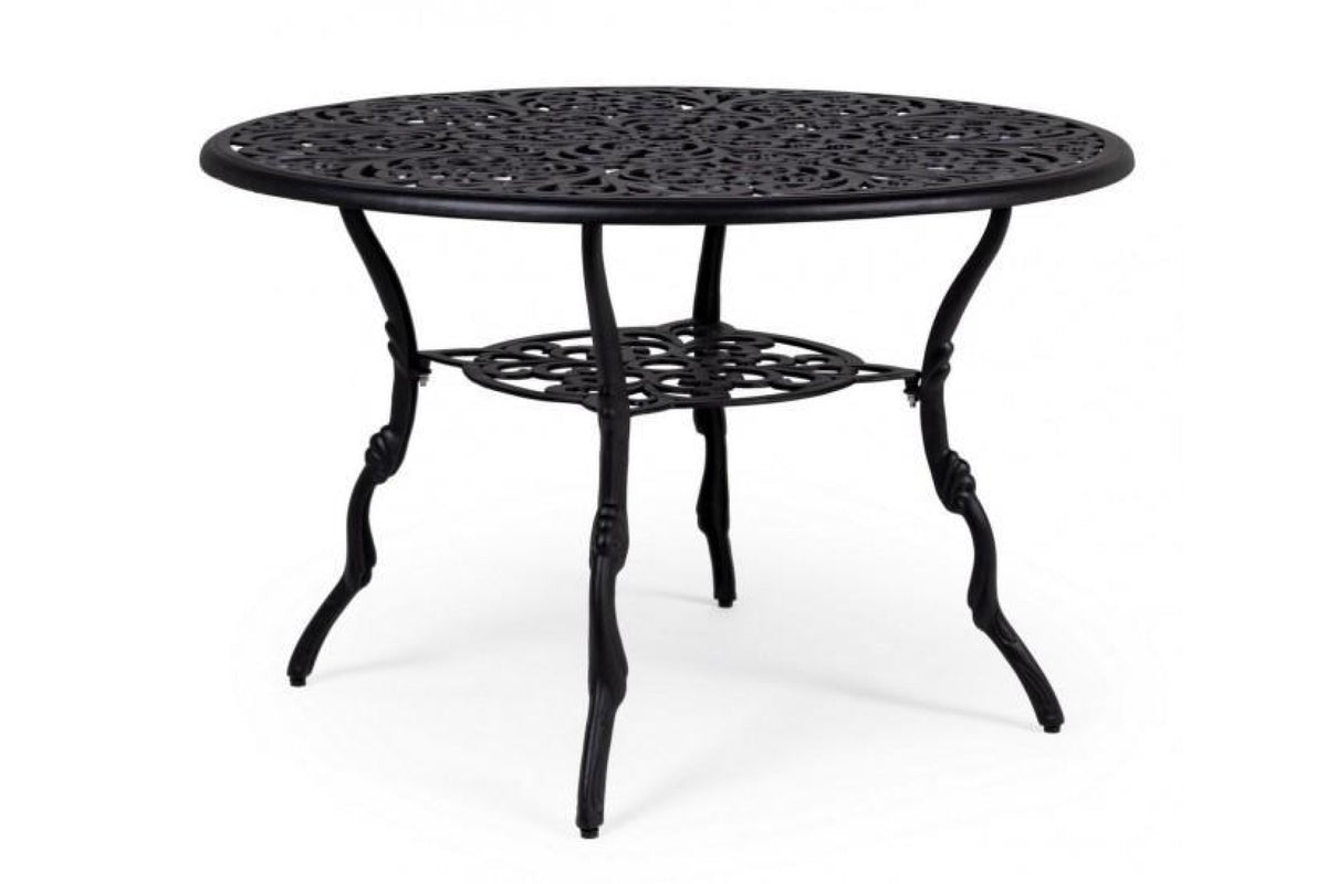 Kerti asztal - VICTORIA fekete alumínium kerti asztal