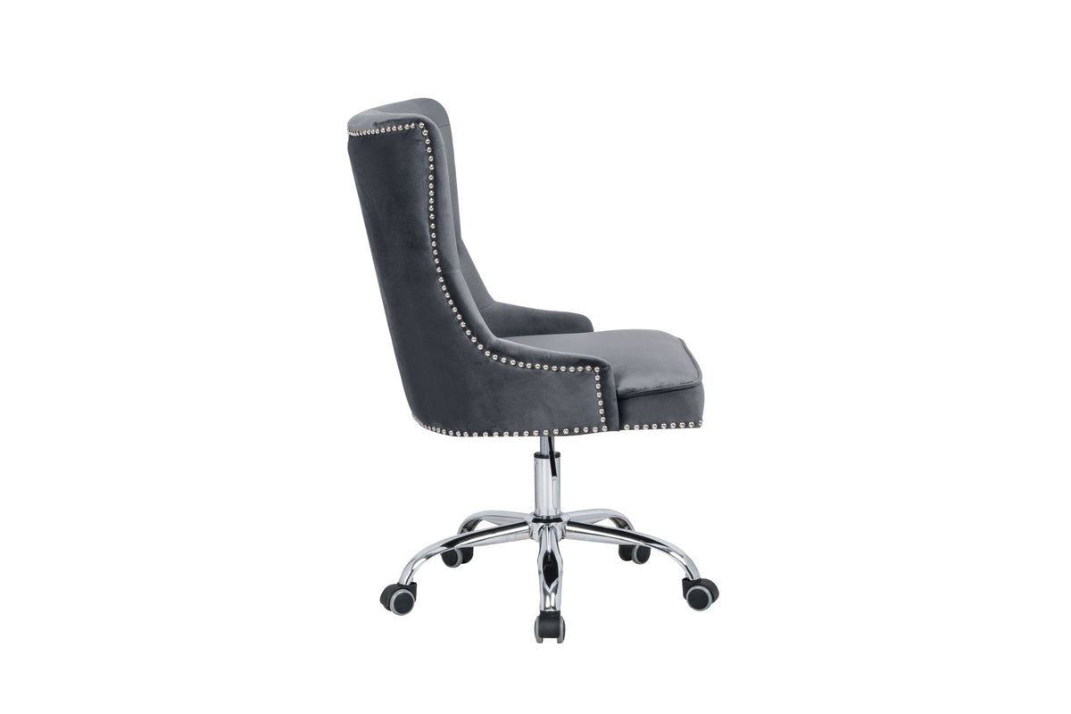 Irodai szék - VICTORIAN ezüstszürke karfás irodai szék