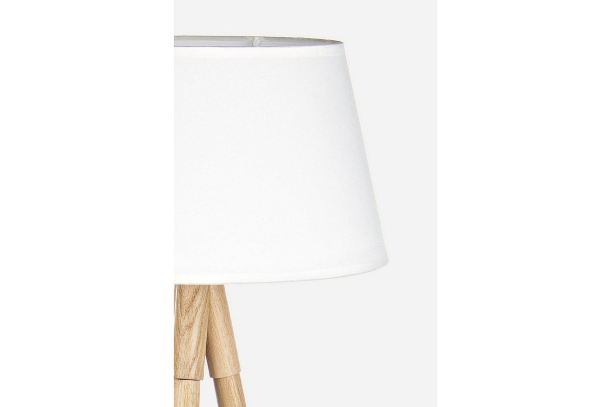 Asztali lámpa - WALLAS fehér szövet asztali lámpa