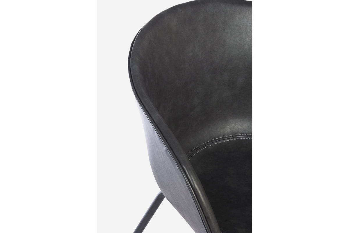 Szék - WARHOL szürke vintage műbőr szék