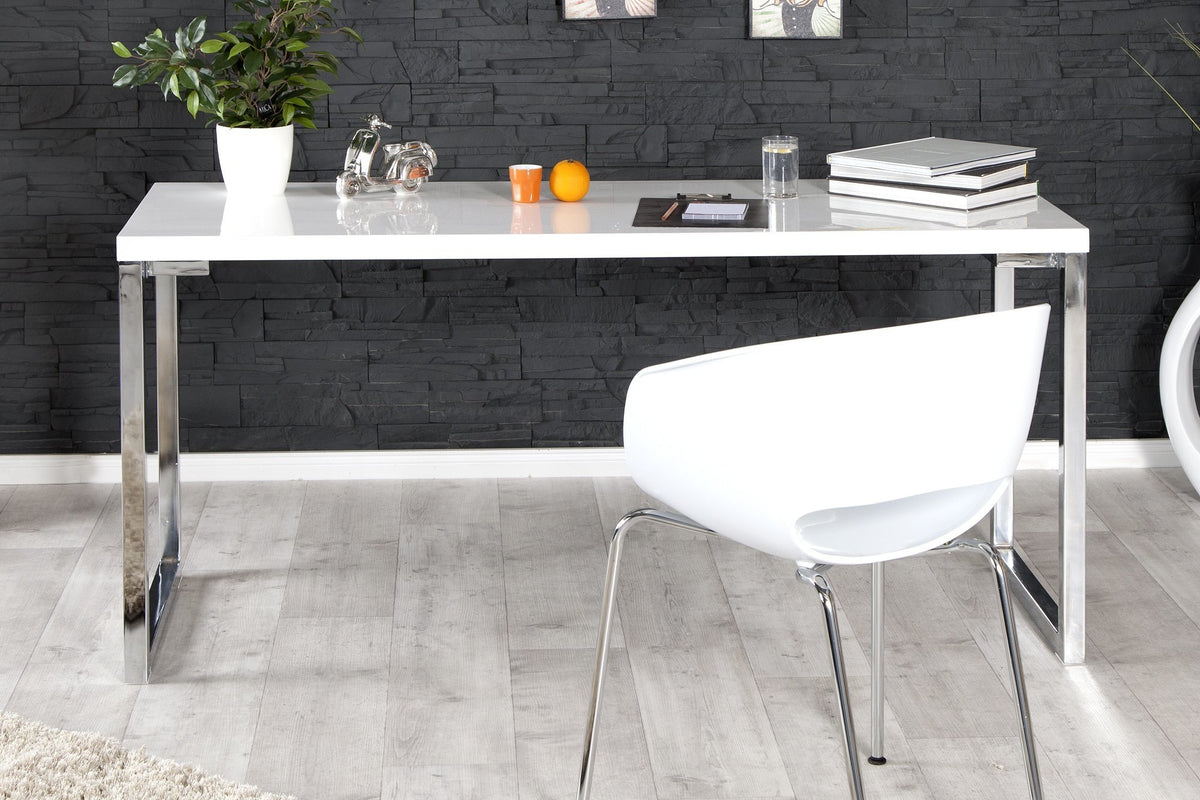 Íróasztal - WHITE DESK fehér íróasztal 140cm