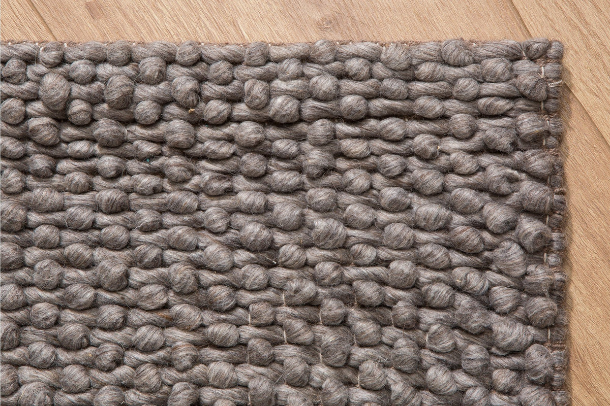 Szőnyeg - WOOL antracit szőnyeg 250x155cm