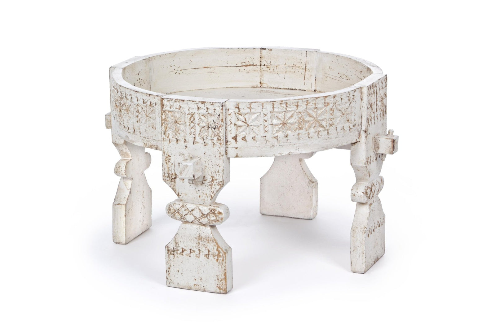 Lerakóasztal - YASIR fehér lerakóasztal 50cm átmérő